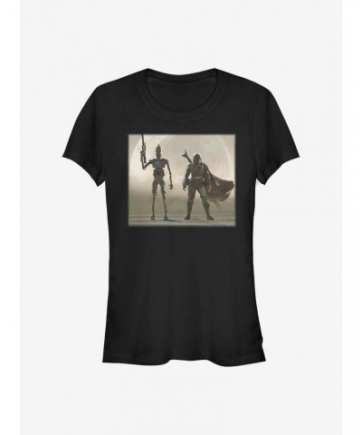 Star Wars The Mandalorian Mando Duo Girls T-Shirt $7.44 T-Shirts