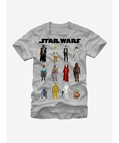 Star Wars Vintage Action Figures T-Shirt $5.59 T-Shirts