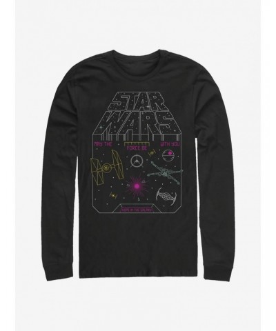 Star Wars Arcade Game Long-Sleeve T-Shirt $8.16 T-Shirts