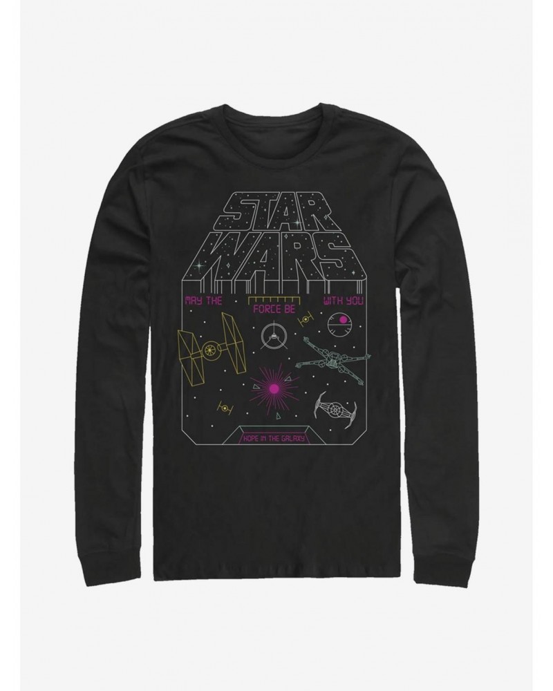 Star Wars Arcade Game Long-Sleeve T-Shirt $8.16 T-Shirts