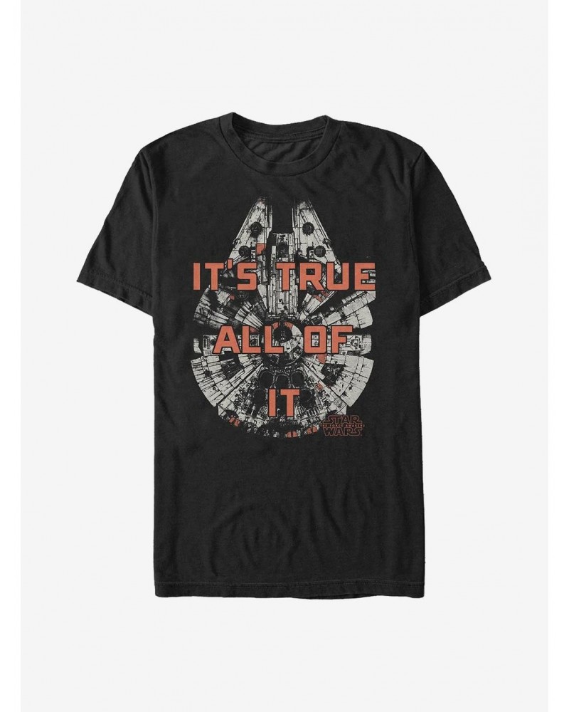 Star Wars: The Force Awakens True Falcon T-Shirt $6.06 T-Shirts