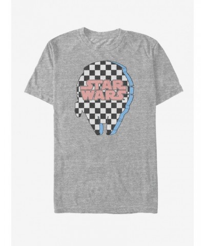 Star Wars Pop Checker Falcon T-Shirt $6.52 T-Shirts