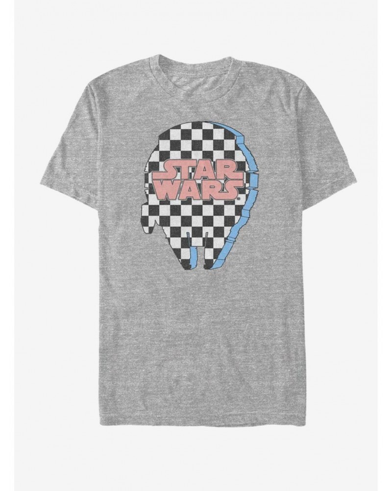 Star Wars Pop Checker Falcon T-Shirt $6.52 T-Shirts