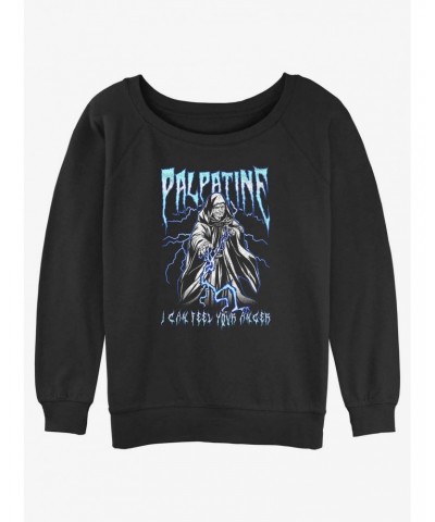 Star Wars Electric Palpatine Slouchy Sweatshirt $10.92 Sweatshirts