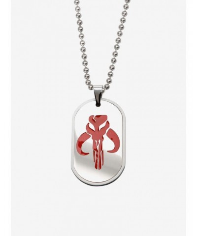 Star Wars Mandalorian Symbol Dog Tag Pendant $18.40 Pendants