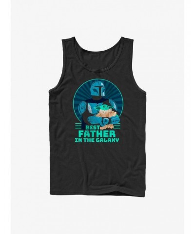 Star Wars The Mandalorian Best Father in the Galaxy Tank $9.76 Tanks