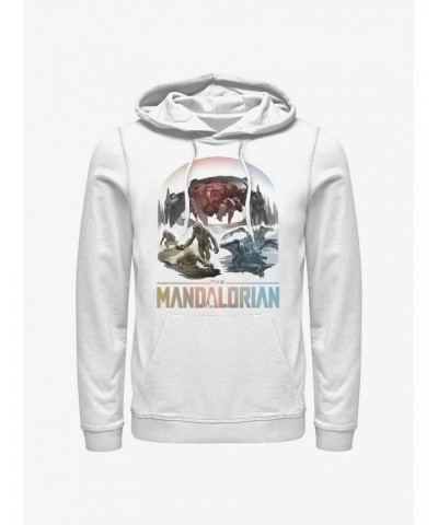 Star Wars The Mandalorian The Living Waters in the Mines of Mandalore Hoodie $11.49 Hoodies