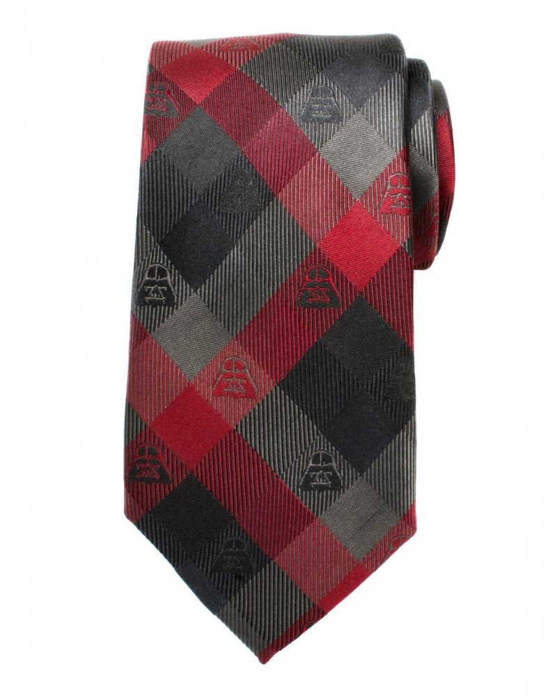 Star Wars Darth Vader Red Plaid Tie $30.03 Ties