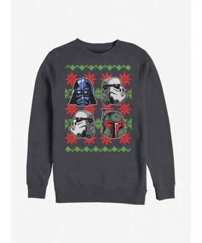 Star Wars Holiday Faces Crew Sweatshirt $9.74 Sweatshirts