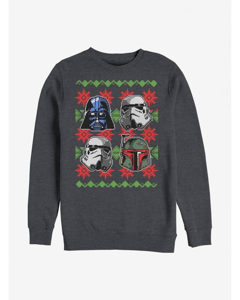 Star Wars Holiday Faces Crew Sweatshirt $9.74 Sweatshirts