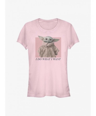 Star Wars The Mandalorian I Do What I Want Girls T-Shirt $6.63 T-Shirts