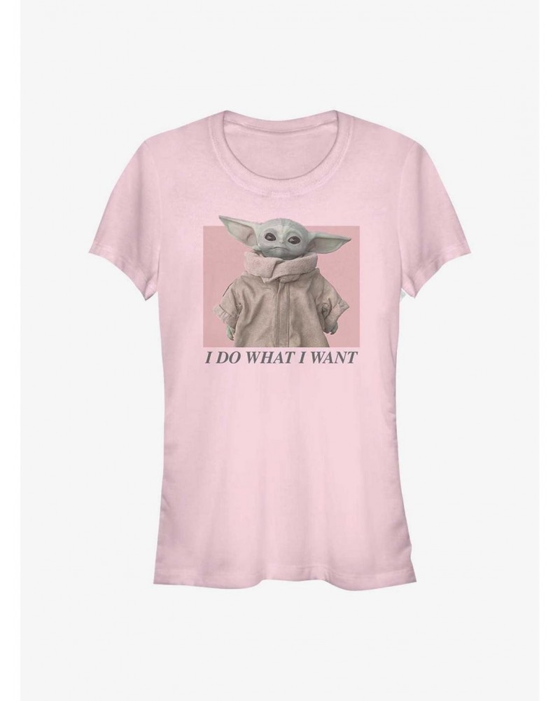 Star Wars The Mandalorian I Do What I Want Girls T-Shirt $6.63 T-Shirts