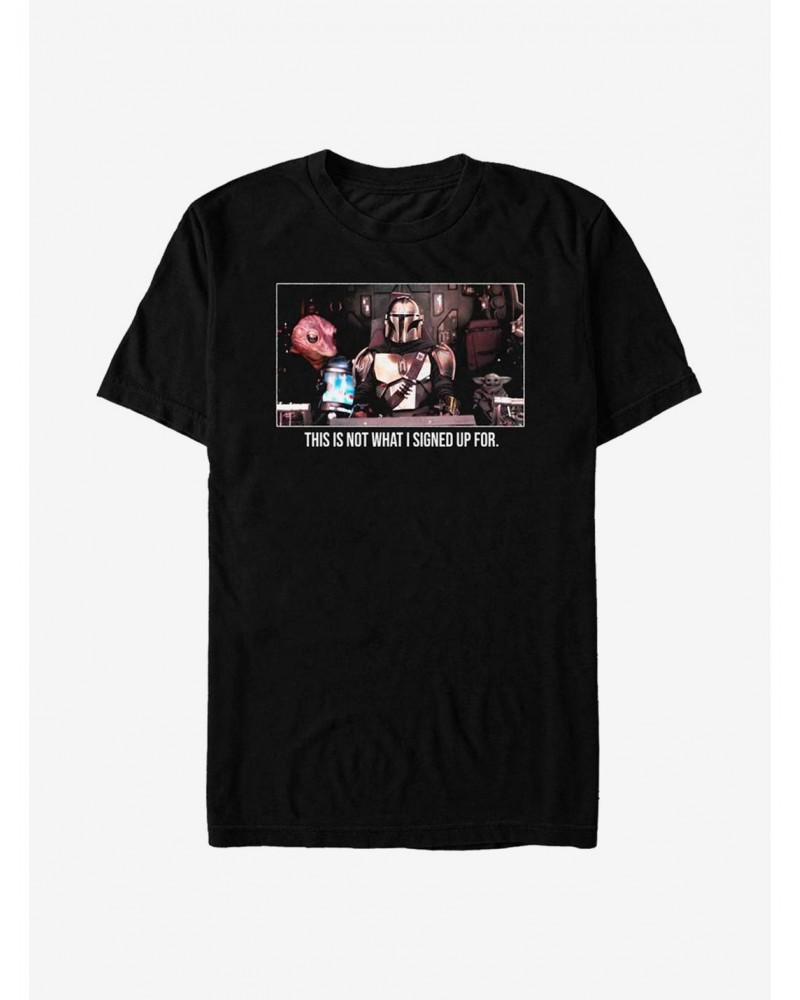 Star Wars The Mandalorian Squad Goals T-Shirt $7.61 T-Shirts