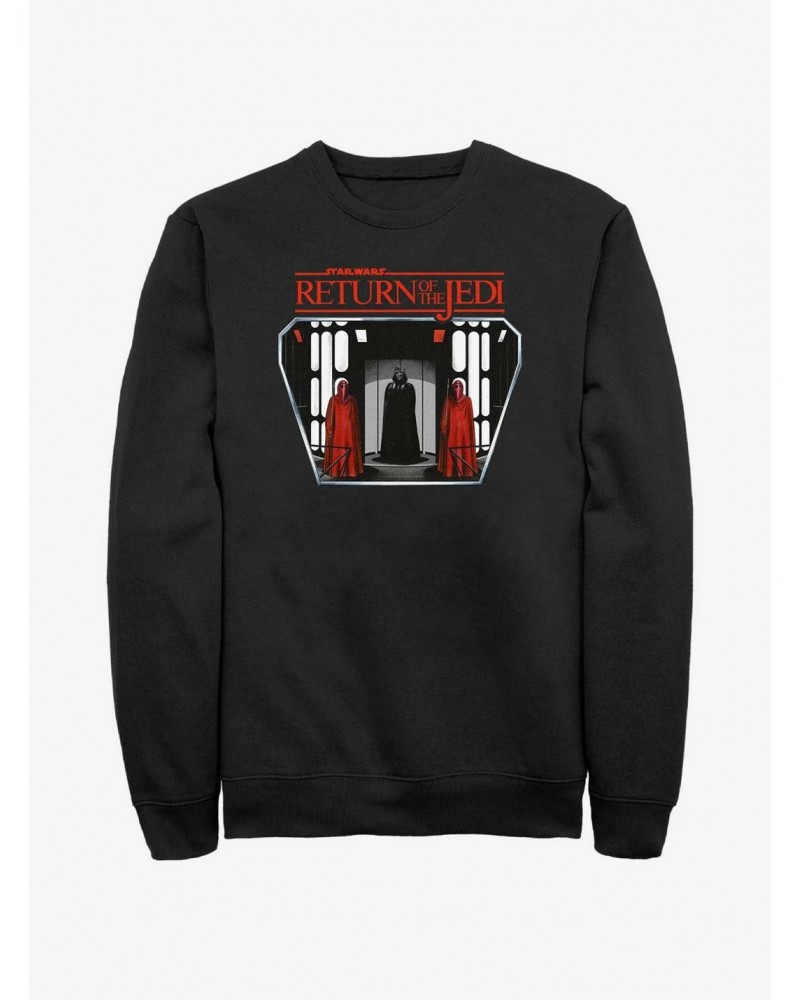 Star Wars Return of the Jedi 40th Anniversary Darth Vader and Royal Guards Sweatshirt $10.63 Sweatshirts