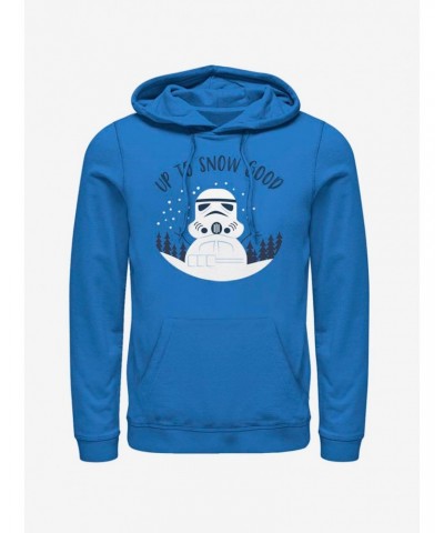 Star Wars Storm Trooper Snowman Up To Snow Good Hoodie $15.80 Hoodies