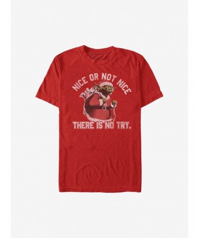 Star Wars Nice Or Not Nice Holiday T-Shirt $6.37 T-Shirts