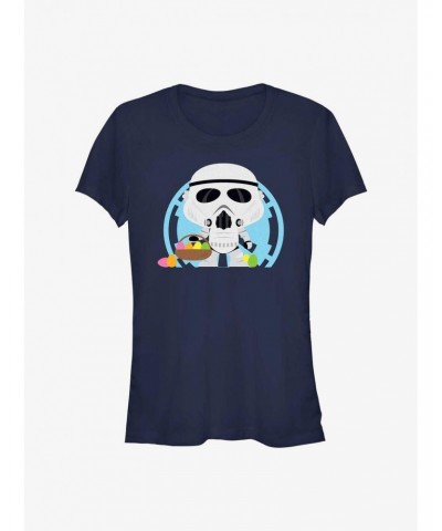 Star Wars Stormtrooper Easter Egg Hunter Girls T-Shirt $7.44 T-Shirts