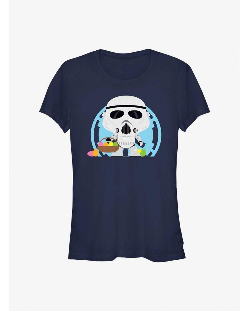 Star Wars Stormtrooper Easter Egg Hunter Girls T-Shirt $7.44 T-Shirts