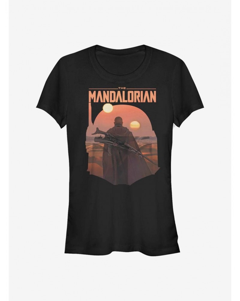 Star Wars The Mandalorian Mando Suns Girls T-Shirt $5.50 T-Shirts