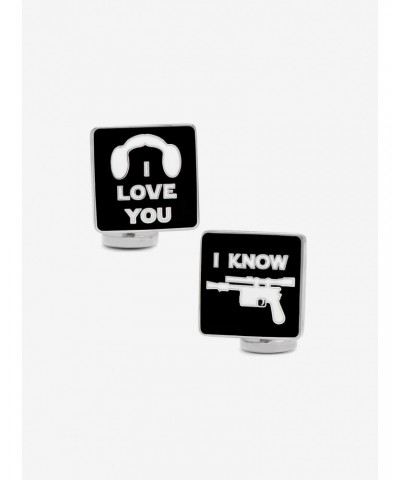 Star Wars I Love You I Know Icon Cufflinks $32.30 Cufflinks