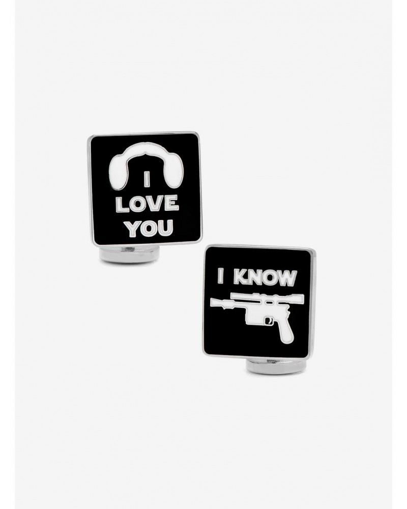 Star Wars I Love You I Know Icon Cufflinks $32.30 Cufflinks