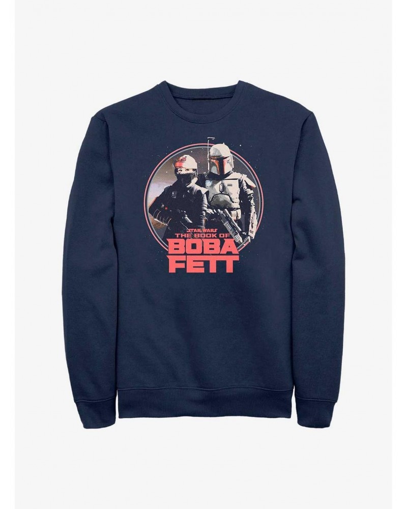 Star Wars The Book Of Boba Fett Stand Your Ground Crew Sweatshirt $13.58 Sweatshirts