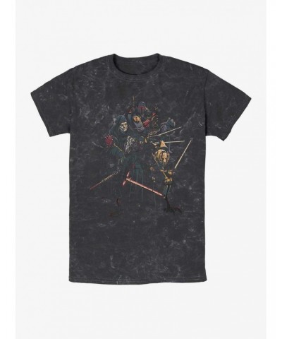 Star Wars Darkside Baddies Mineral Wash T-Shirt $5.89 T-Shirts