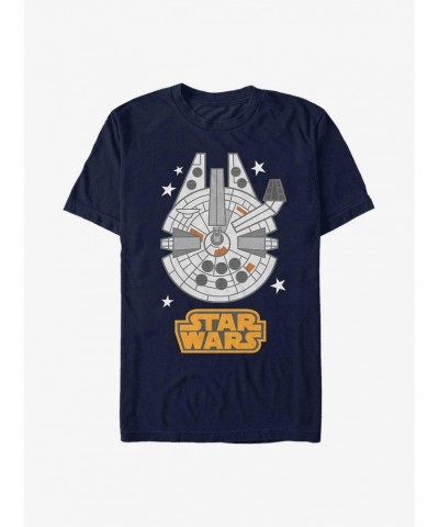 Star Wars Falcon Emoji T-Shirt $4.97 T-Shirts