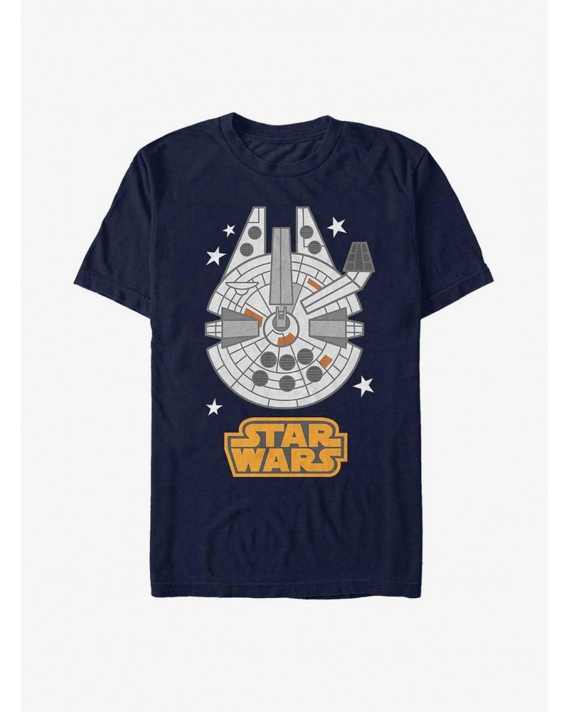 Star Wars Falcon Emoji T-Shirt $4.97 T-Shirts