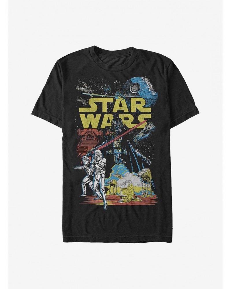 Star Wars Rebel Classic Poster T-Shirt $7.61 T-Shirts