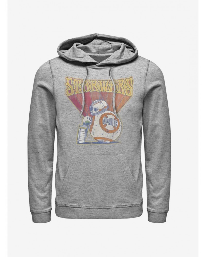 Star Wars Episode IX The Rise Of Skywalker BB-8 Retro Hoodie $15.80 Hoodies