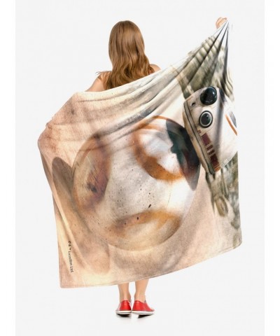 Star Wars Bb-8 Droid Throw Blanket $18.57 Blankets