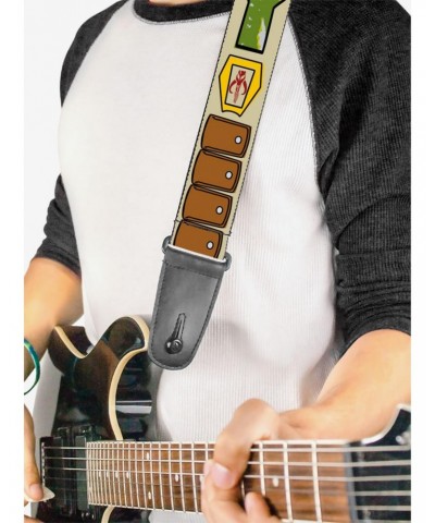 Star Wars Boba Fett Utility Belt Bounding Tan Guitar Strap $11.70 Guitar Straps