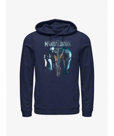 Star Wars The Mandalorian Din Djarin & Bo-Katan Mythosaur Hoodie $16.88 Hoodies