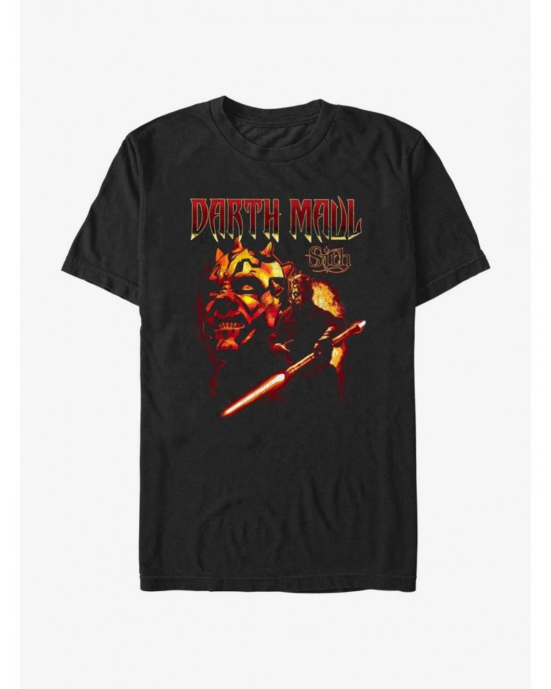 Star Wars Heavy Metal Darth Maul T-Shirt $7.77 T-Shirts