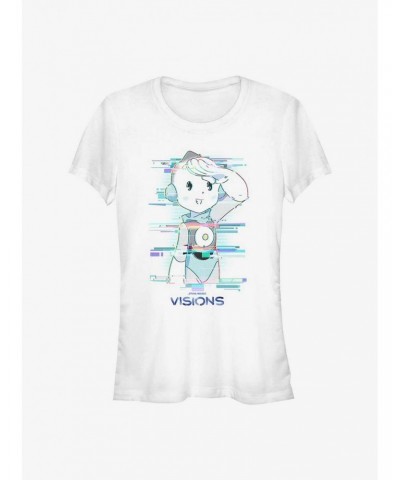 Star Wars: Visions T0-B1 Salute Girls T-Shirt $5.02 T-Shirts