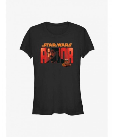 Star Wars: Andor Name Fill Girls T-Shirt $5.82 T-Shirts