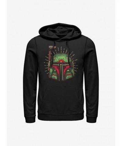 Star Wars Boba Sugar Skull Hoodie $11.85 Hoodies