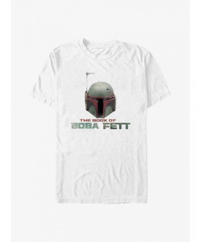 Star Wars The Book Of Boba Fett Boba Fett Helmet T-Shirt $6.99 T-Shirts