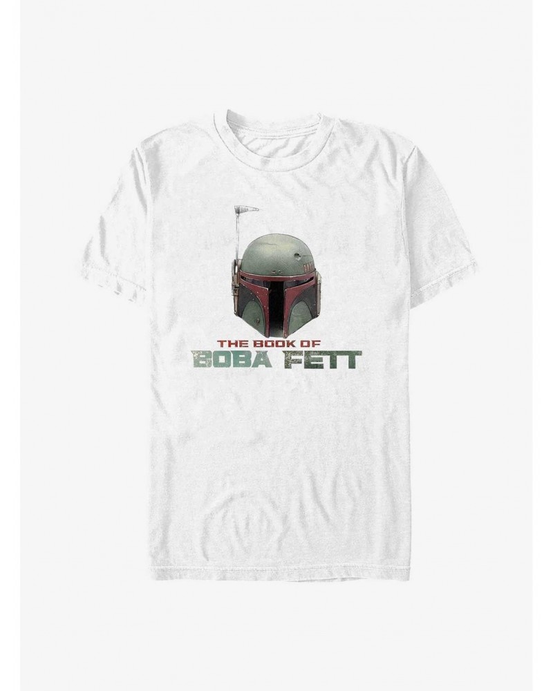 Star Wars The Book Of Boba Fett Boba Fett Helmet T-Shirt $6.99 T-Shirts