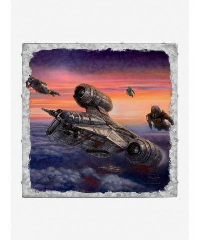 Star Wars The Mandalorian The Escort 14" x 14" Metal Box Art $22.45 Merchandises