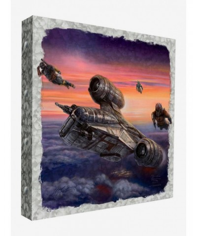 Star Wars The Mandalorian The Escort 14" x 14" Metal Box Art $22.45 Merchandises