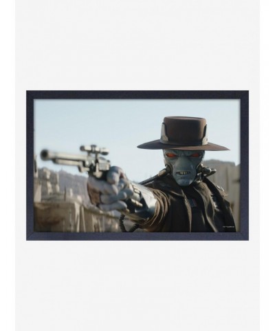 Star Wars Boba Fett Cad Bane Gun Framed Wood Wall Art $11.45 Merchandises