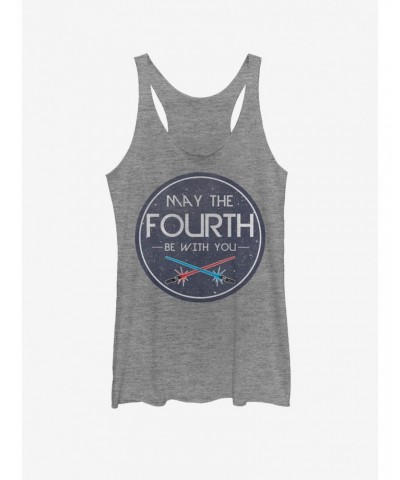 Star Wars May the Fourth Circle Girls Tank Top $10.15 Tops