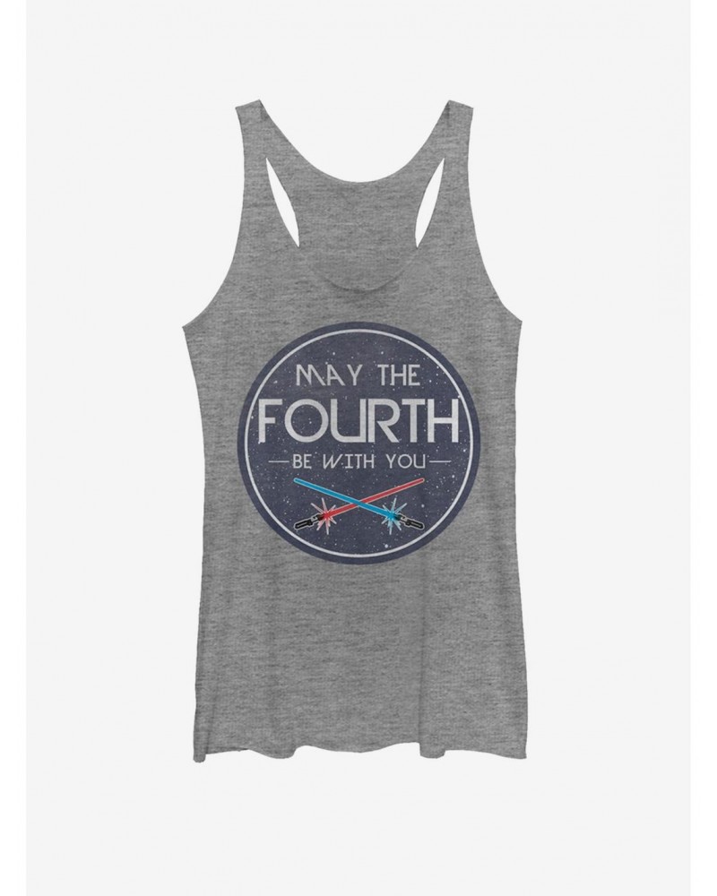 Star Wars May the Fourth Circle Girls Tank Top $10.15 Tops