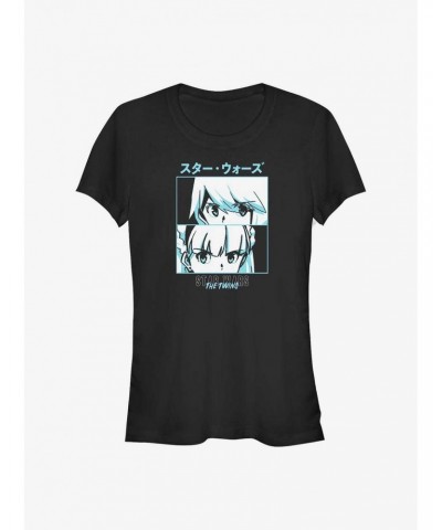 Star Wars: Visions The Twins Face-Off Girls T-Shirt $6.63 T-Shirts