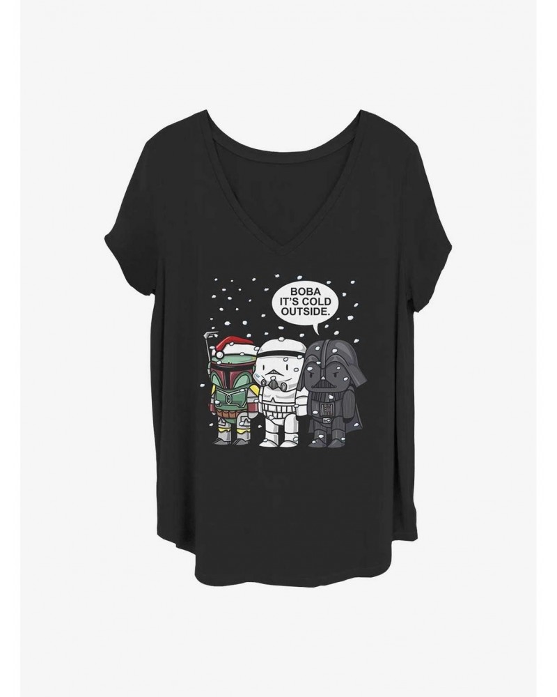 Star Wars Boba It's Cold Girls T-Shirt Plus Size $10.17 T-Shirts