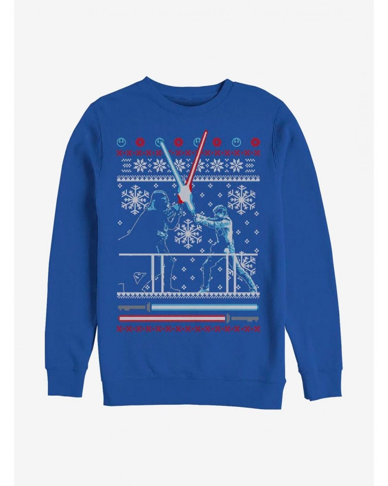 Star Wars Ugly Holiday Feud Crew Sweatshirt $11.22 Sweatshirts