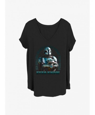 Star Wars The Mandalorian Meaningful Girls T-Shirt Plus Size $6.94 T-Shirts