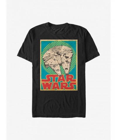 Star Wars Millennuim Falcon Card T-Shirt $4.81 T-Shirts